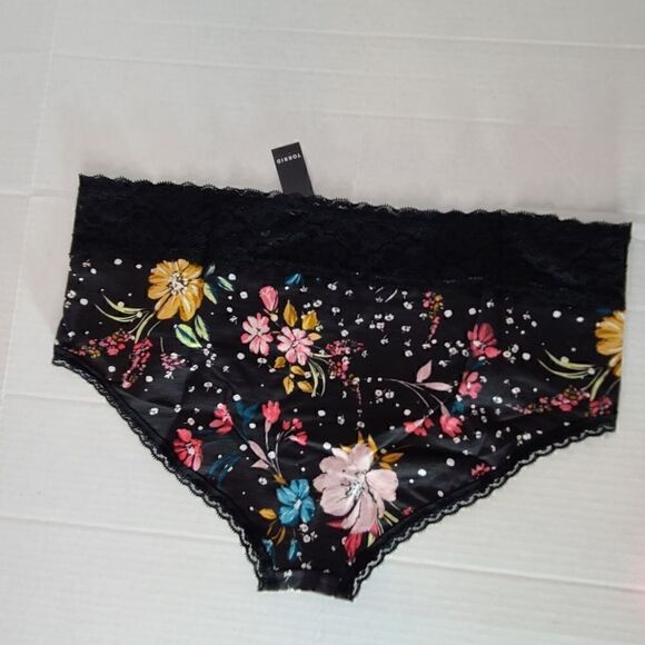 0X Torrid Cheeky Panty Wildflower Black Lace Plus - Picture 6 of 6